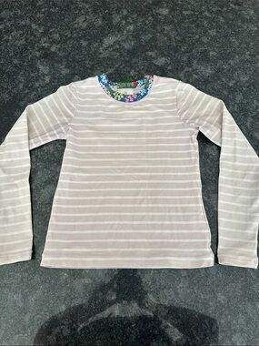 Hanna Andersson Long Sleeve Swim Shirt Rash Guard Size 10